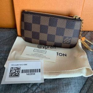 Louis Vuitton Damier Ebene Key pouch cles
